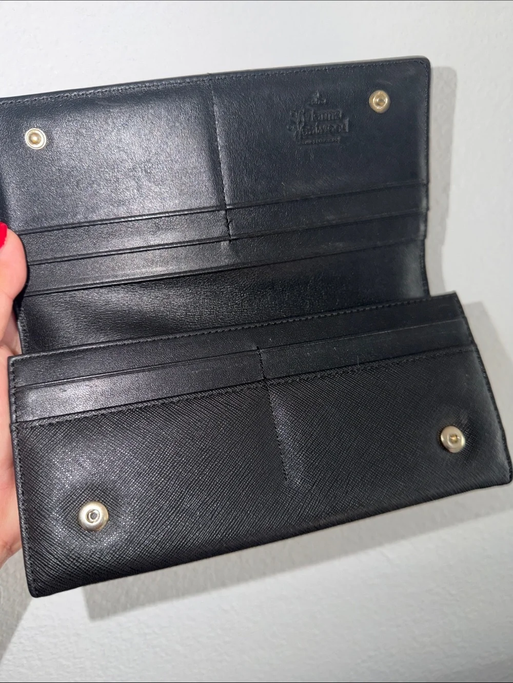Vivienne Westwood Saffiano Long Wallet